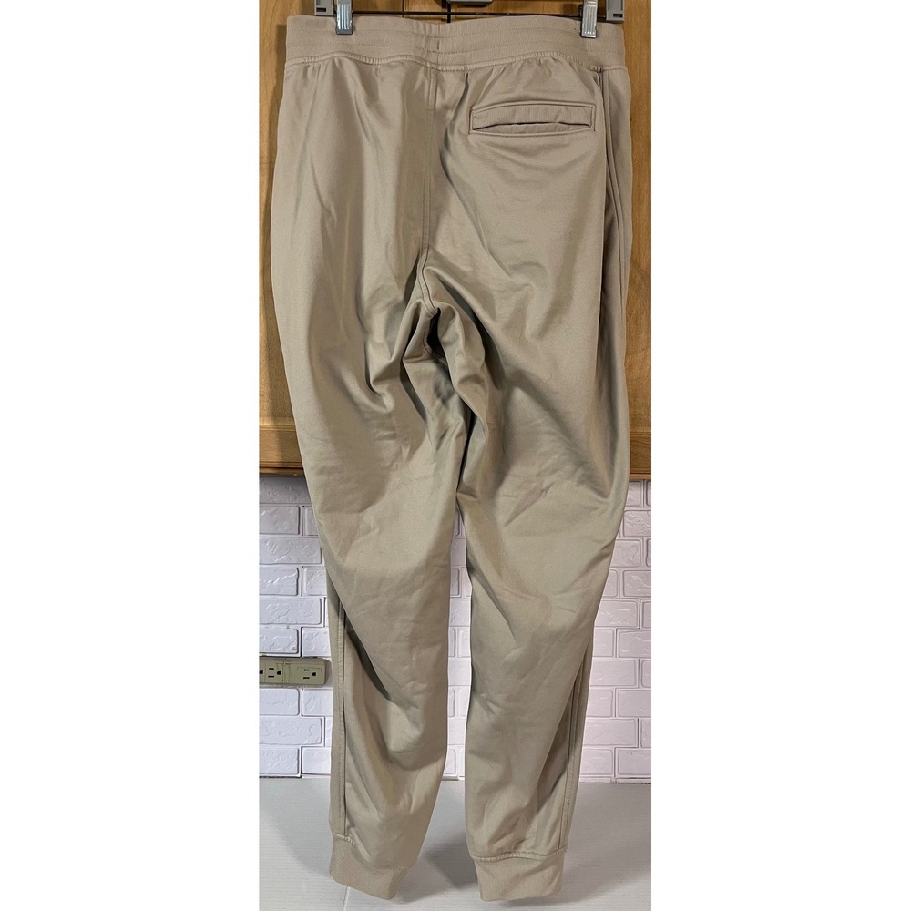 Under Armour ColdGear Joggers Mens Large Tan Loose Fit Sweatpants - Picture 2 of 6